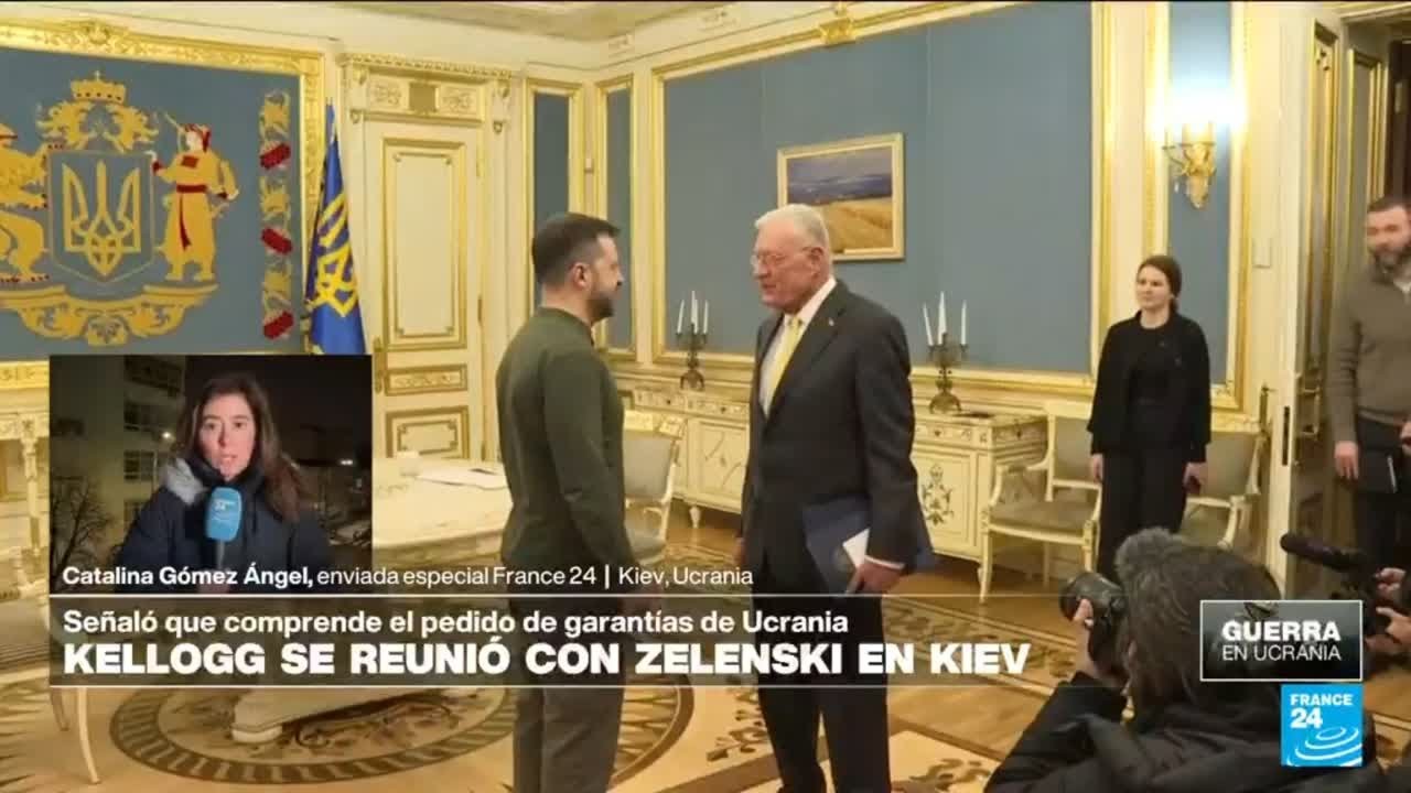 Informe desde Kiev: cancelan rueda de prensa con Volodímir Zelenski y Keith Kellogg • FRANCE 24