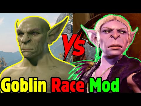 GOBLIN Race Mod CONSOLE vs PC COMPARISON - Baldur's Gate 3