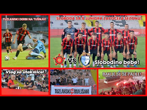 TUZLANSKI DERBI OTVORIO NOVU SEZONU 1. LIGE FBIH! DJECA SE IGRAJU! | Sloboda Tuzla - Tuzla City Vlog