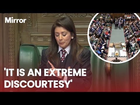 'I expected BETTER!' | Deputy Speaker Nusrat Ghani REPRIMANDS the commons following OBR leak