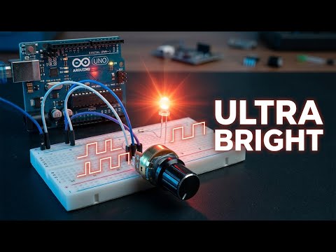 مشروع 13: التحكّم بإضاءة LED عبر مقاومة متغيّرة (PWM)