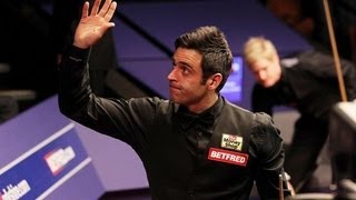 Ronnie O'sullivan entrance for the World Snooker Championship 2013