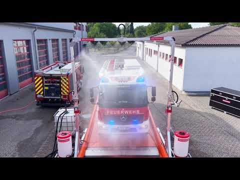 Mobiles Desinfektionstor