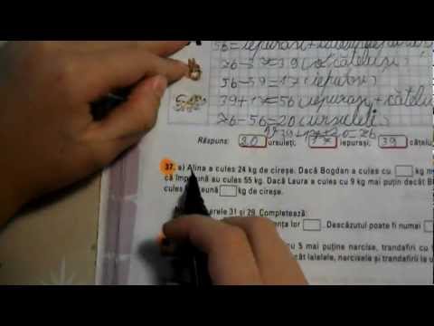 Problema  la matematica pentru clasa a2-a