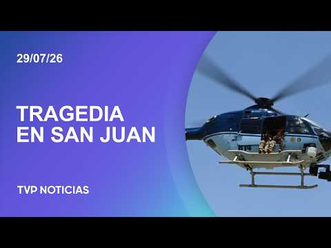 San Juan: 7 muertos al caer un helicóptero de control de incendios forestales