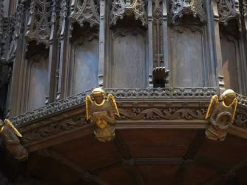 Wooden conducting hand at Ripon Cathedral