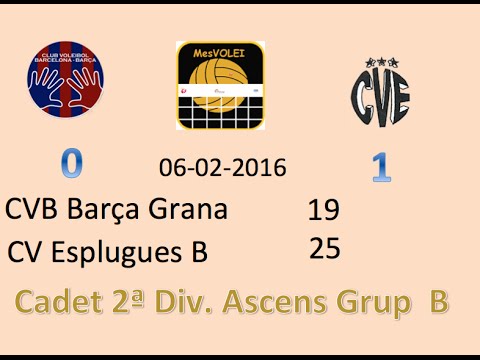 CADET @CVBarcelona Grana vs CV Esplugues B 0-1