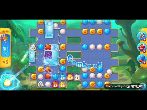 fishdom gameplay / level 6948 / It is like the ads? / thank you 피쉬돔 / 모바일 게임 / 중독성 있는 게임
