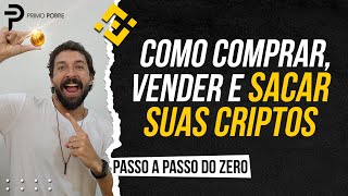 Como COMPRAR, VENDER e SACAR CRIPTOS da BINANCE