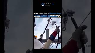 How Utility Linemen Safely Work on Live 230,000-Volt Power Lines Without Getting Electrocuted ⚡👷‍♂️