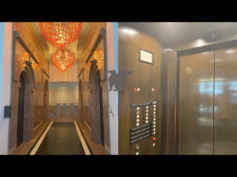 Beautiful OTIS w/ Vanity Traction Elevators - JW Marriott in San Francisco, CA.