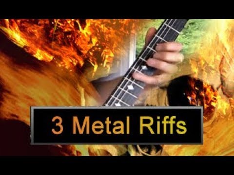 Black & Heavy Metal Riffs für Anfänger mit Tabs zum Lernen #78
