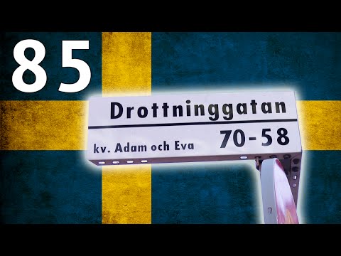 Names of STREETS OF STOCKHOLM - 10 Swedish Words