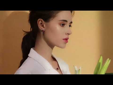 Серебряное ожерелье "Devil" 925 проба колье, подвеска, кулон с красным сердечком - фото 1 - id-p2794913122