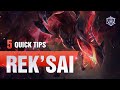 5 Quick Tips to Climb Ranked: Rek'Sai