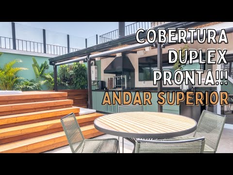 COBERTURA DUPLEX PRONTA! TOUR ANDAR SUPERIOR