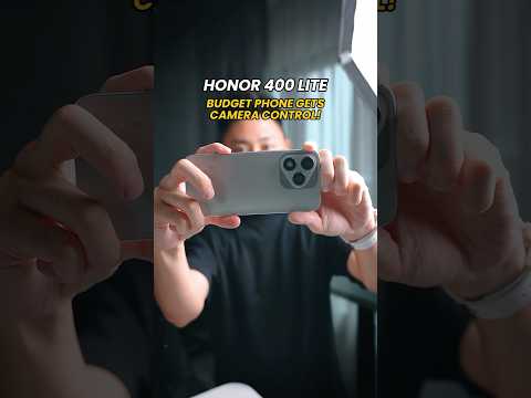 HONOR 400 Lite - the budget phone with Apple’s Camera Control! #HONOR400Lite #HONOR400 #honormobile