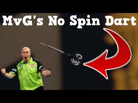 Michael van Gerwen Darts Don't Spin - Close Up 180