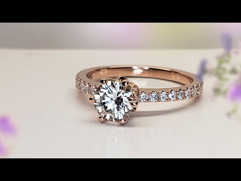 Lady’s One-of-a-kind custom crafted Engagement Ring