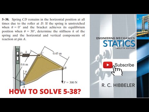 5-38 hibbeler statics chapter 5 | hibbeler statics | hibbeler