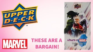 GREAT VALUE BOXES! Opening an Upper Deck Women of Marvel Retail Box!