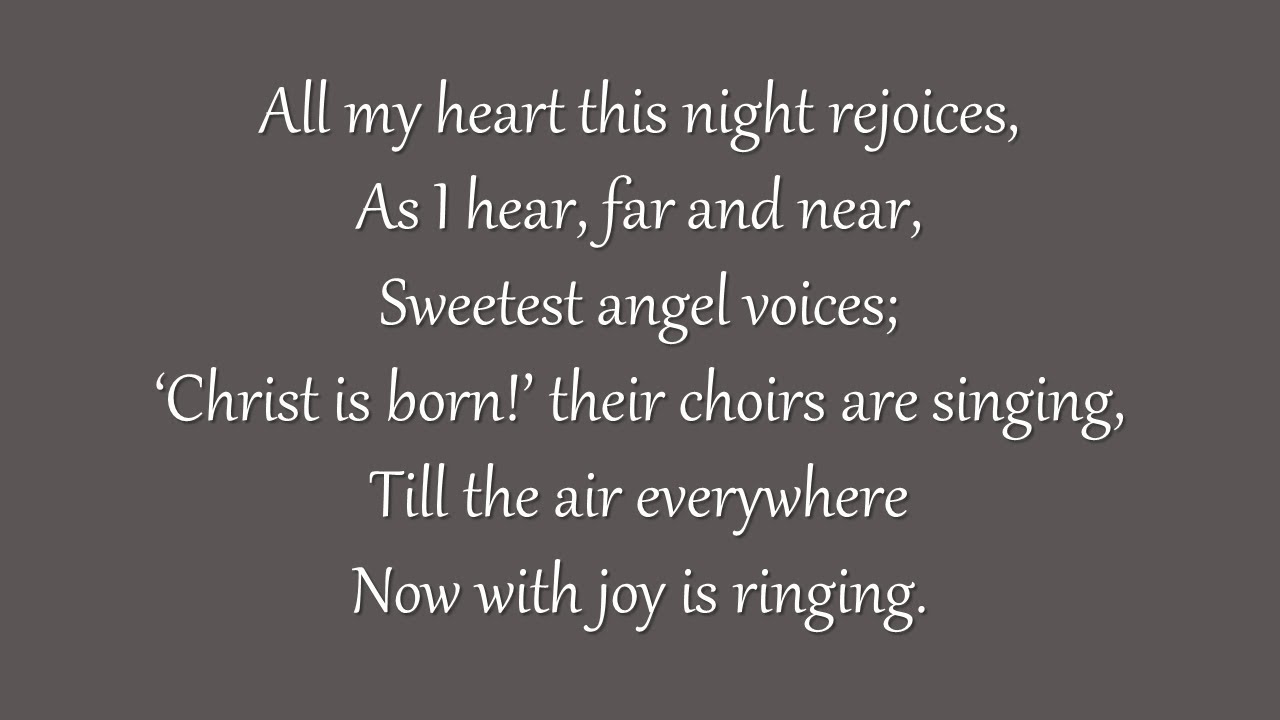 All My Heart This Night Rejoices (Metropolitan Tabernacle)