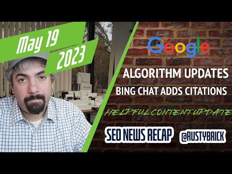 Resumen de video de Buzz de noticias de búsqueda: promociones de actualización de contenido útil de Google, actualización de algoritmo de Google, citas de Bard Gains, paquetes locales directos y más