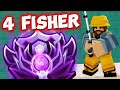 Winning With 4 FISHERS In Ranked On My Main Account.. (Roblox Bedwars)