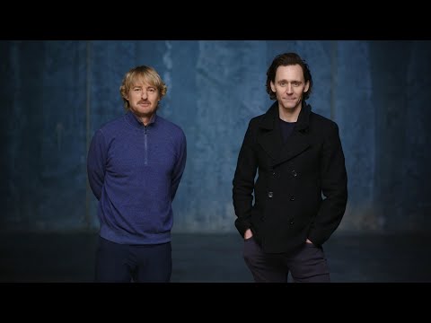 Tom Hiddleston and Owen Wilson introducing Loki