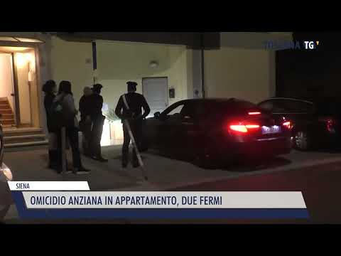 2022-09-30 SIENA - OMICIDIO ANZIANA IN APPARTAMENTO, DUE FERMI