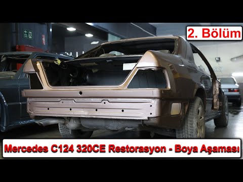 Mercedes C124 320CE Restorasyon - 2. Bölüm Boya Aşaması