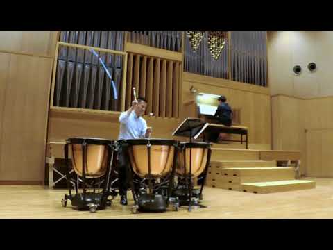 見よ勇者は帰りぬ(※)（“TOCHTER ZION, FREUE DICH”）［G. F. Handel / H. Ogawa］　Org：福原之織、Timp：小川裕雅