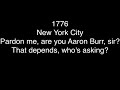 Hamilton Aaron Burr Sir Take My Shot Official Lyrics