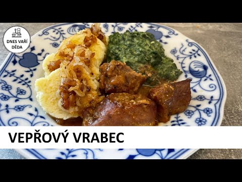 Vepřový vrabec s bramborovými knedlíky a se špenátem | Josef Holub