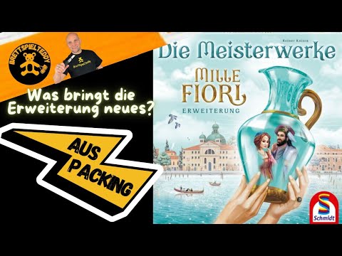 Mille Fiori Die Meisterwerke - Auspacking - Brettspiel Teddy