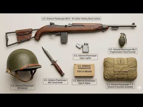 Every Item a WW2 U.S. Airborne Paratrooper Actually Carried