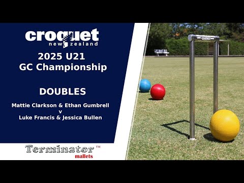 2025 U21 GC Doubles Mattie Clarkson & Ethan Gumbrell v Luke Francis & Jessica Bullen