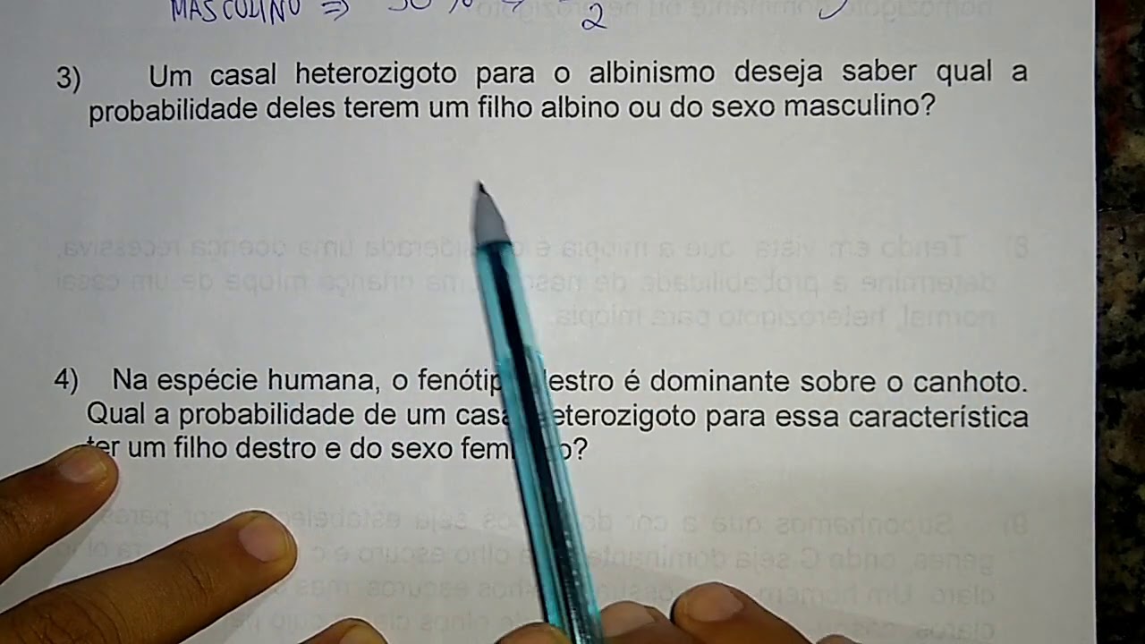 Probabilidade Genética - Regra do "e" e do "ou"