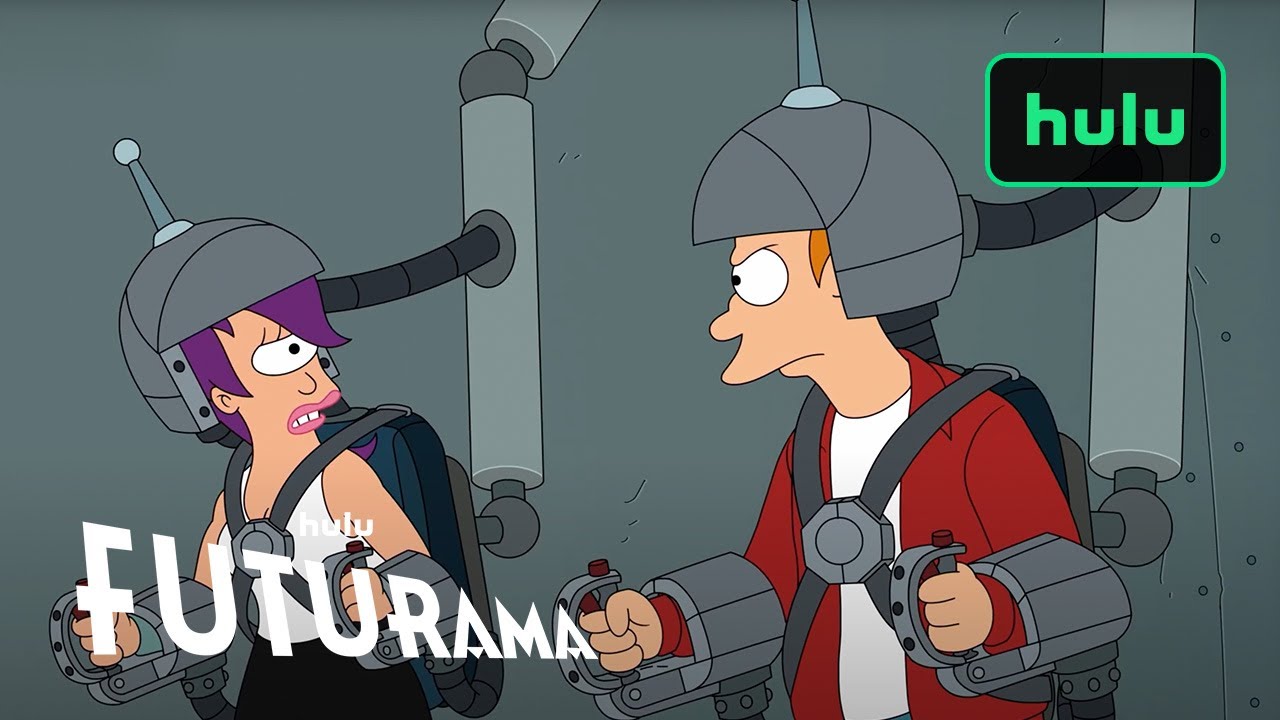 Futurama Season 13 | Leela and Fry Take Control of Giant Bender | Hulu - YouTube