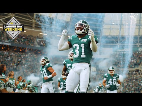 Saskatchewan vs Winnipeg: Cinematic Game Recap | CFL OK Tire Labour Day Weekend
