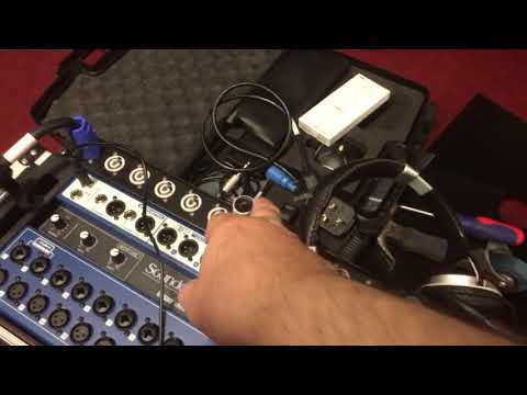 Soundcraft Ui24R wired connection