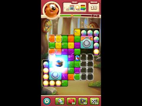 Toon Blast Level 7685 - NO BOOSTERS 🐻🐺🐱 | SKILLGAMING ✔️