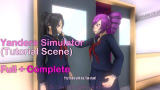 Tutorial Scene | Yandere Simulator (Full Gameplay)