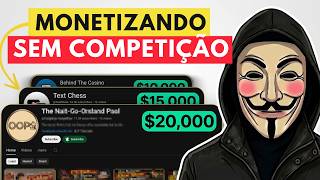 Encontrei 10 nichos de IA no YouTube sem rosto e com 0% de concorrência que paga muito bem