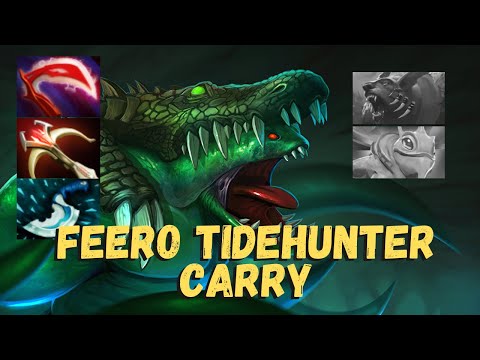 Tidehunter Carry by Feero - Dota 2 Pro Gameplay Highlights 7.27