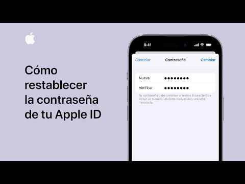 Cómo cambiar o restablecer tu contraseña de Apple ID