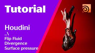 Houdini Tutorial - Flip Fluid Simulation. Divergence and Surface pressure fields.