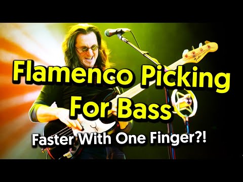 Flamenco Picking Technique For Bass (Geddy Lee, Bryan Beller, Chuck Rainey)