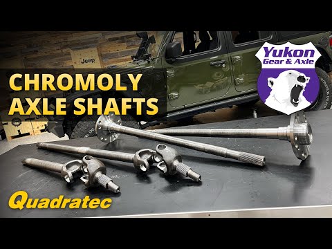 Yukon Gear & Axle Chromoly Axle Shafts for Jeep Wrangler & Gladiator