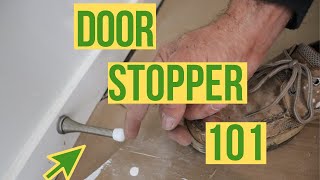 HOW TO Install A Door STOPPER
